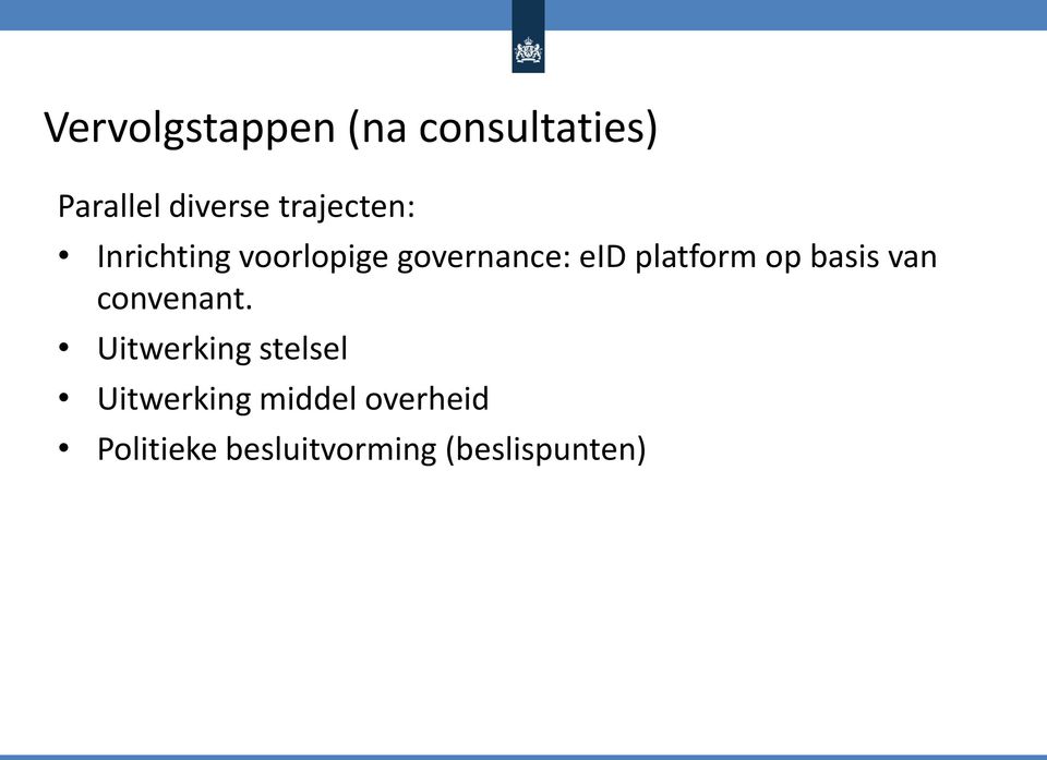 platform op basis van convenant.