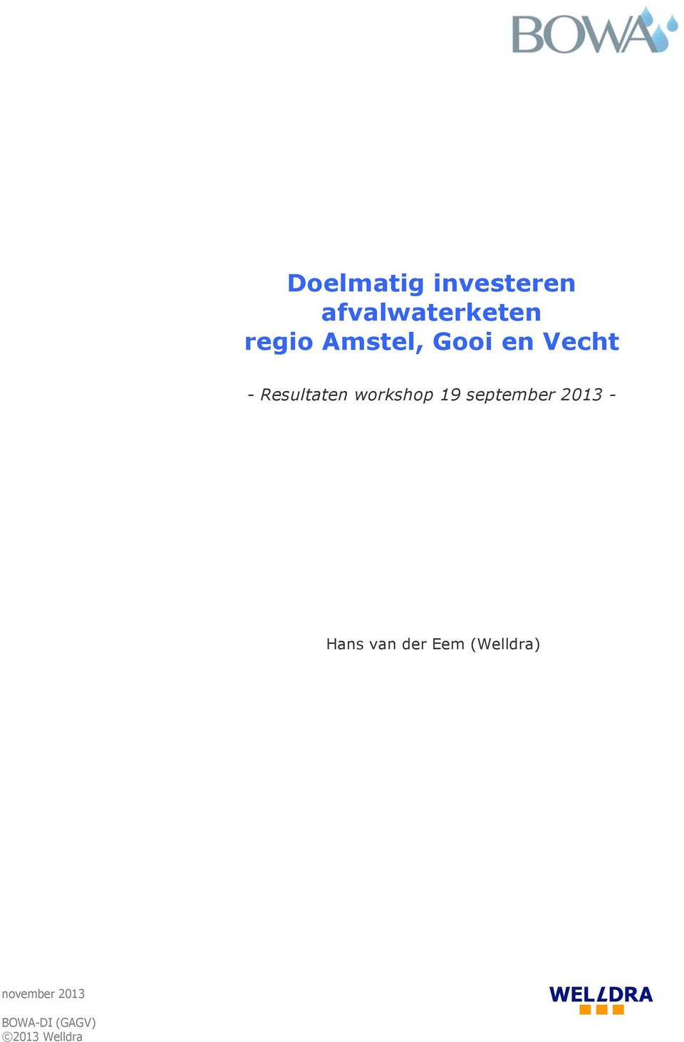 19 september 2013 - Hans van der Eem
