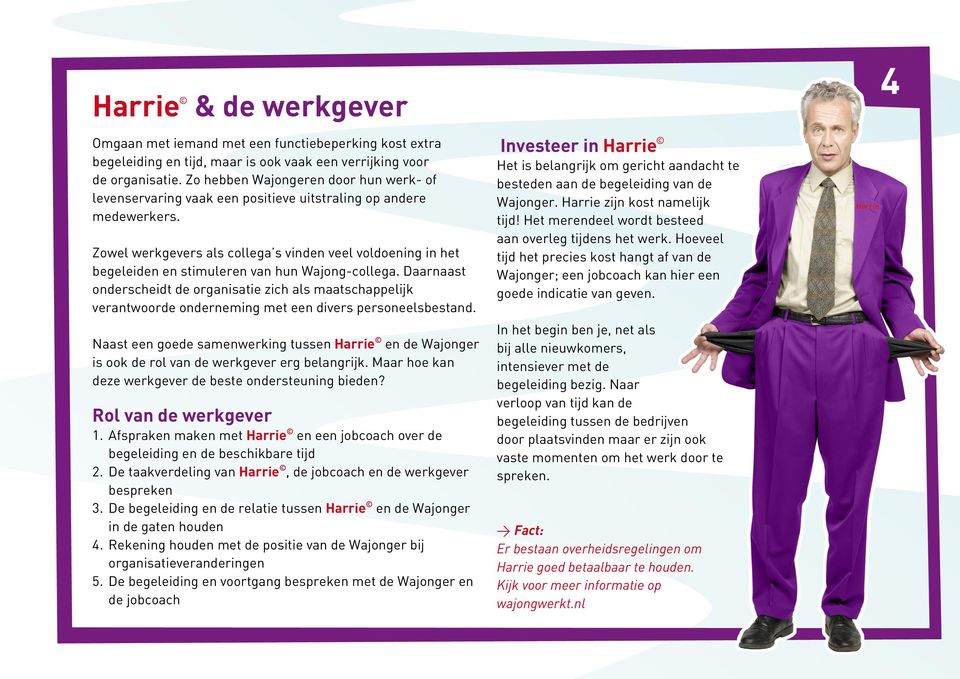 Zowel werkgevers als collega s vinden veel voldoening in het begeleiden en stimuleren van hun Wajong-collega.