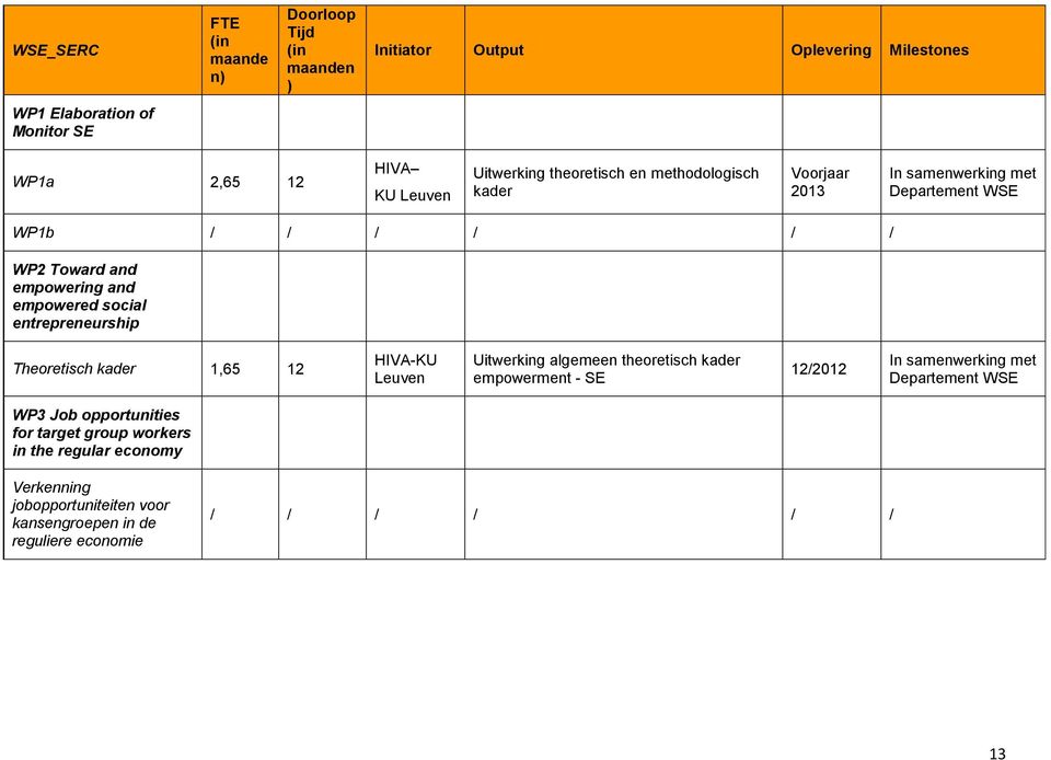 Theoretisch kader 1,65 12 HIVA-KU Uitwerking algemeen theoretisch kader empowerment - SE WP3 Job opportunities