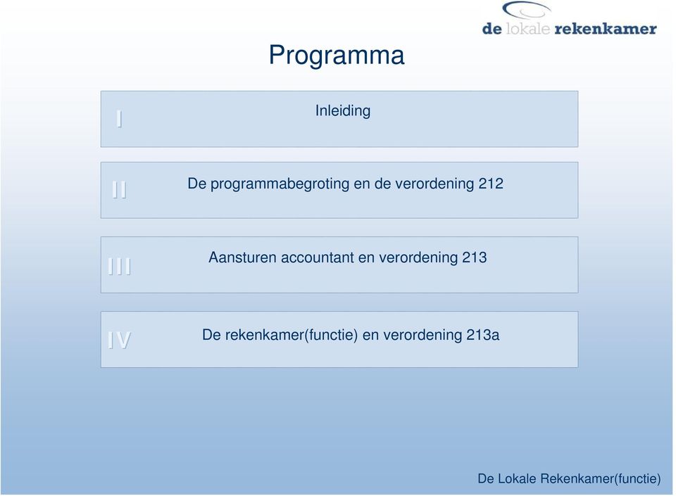 212 III Aansturen accountant en