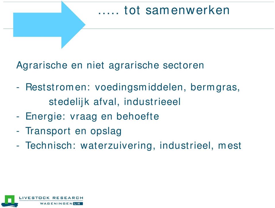 stedelijk afval, industrieeel - Energie: vraag en