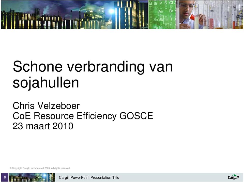 Efficiency GOSCE 23 maart 2010