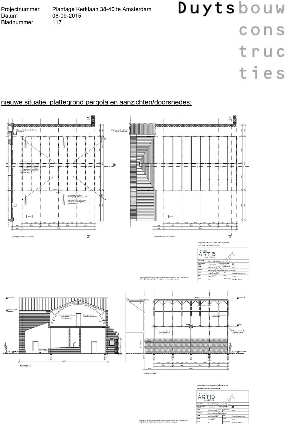 plattegrond pergola