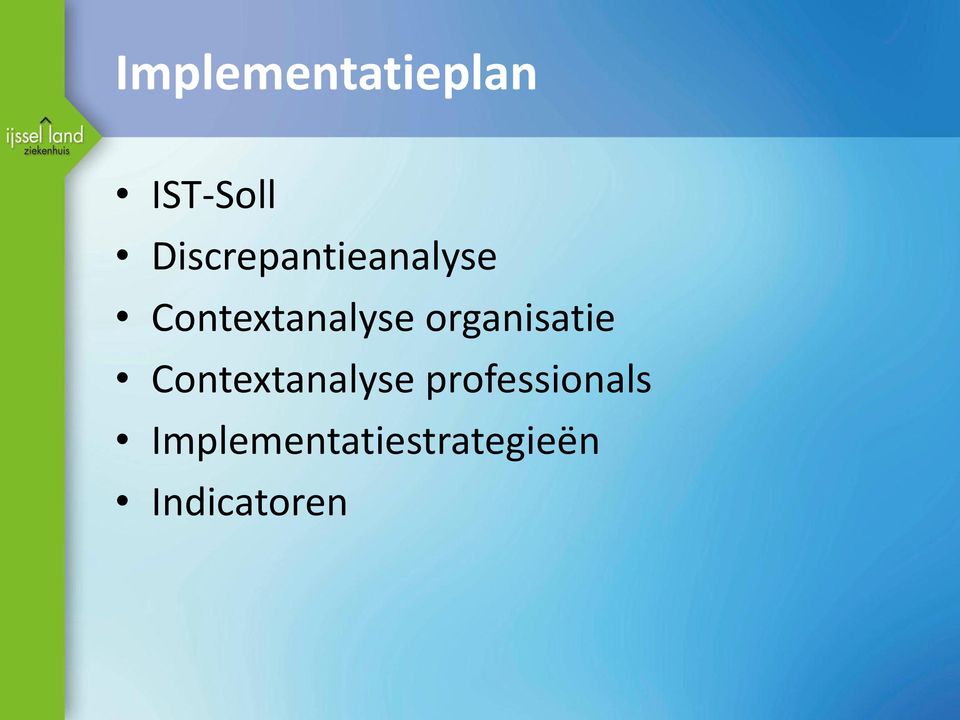 organisatie Contextanalyse