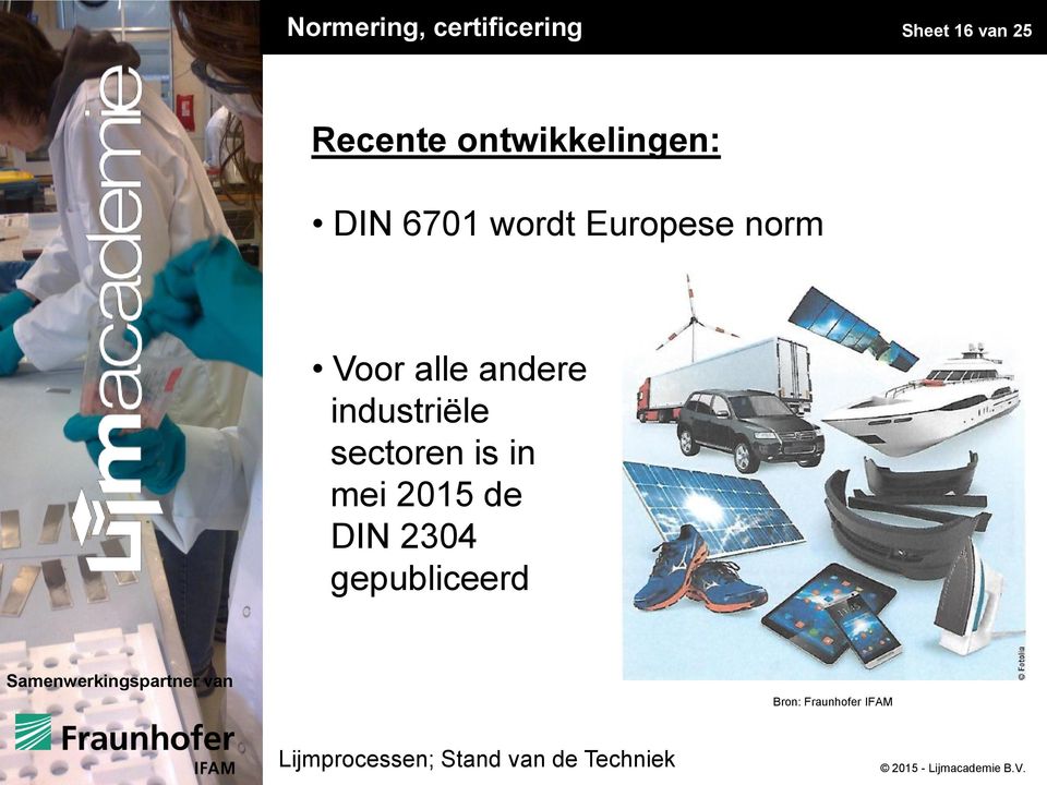 Voor alle andere industriële sectoren is in mei