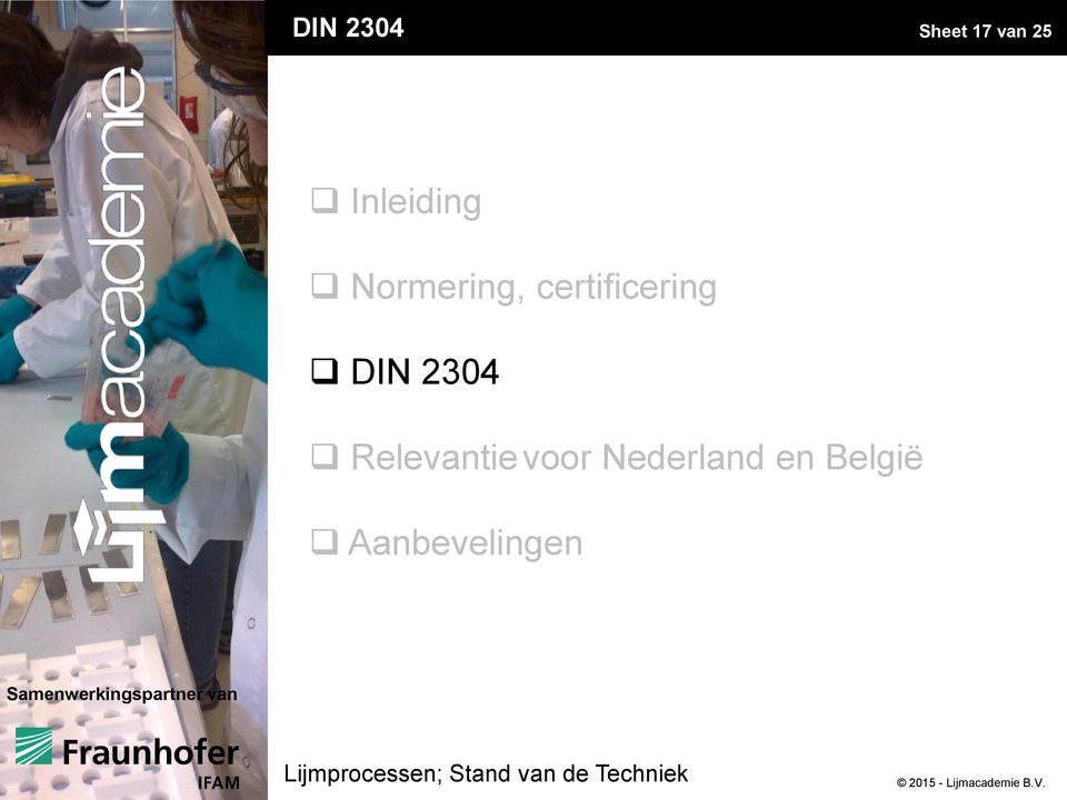 certificering DIN 2304