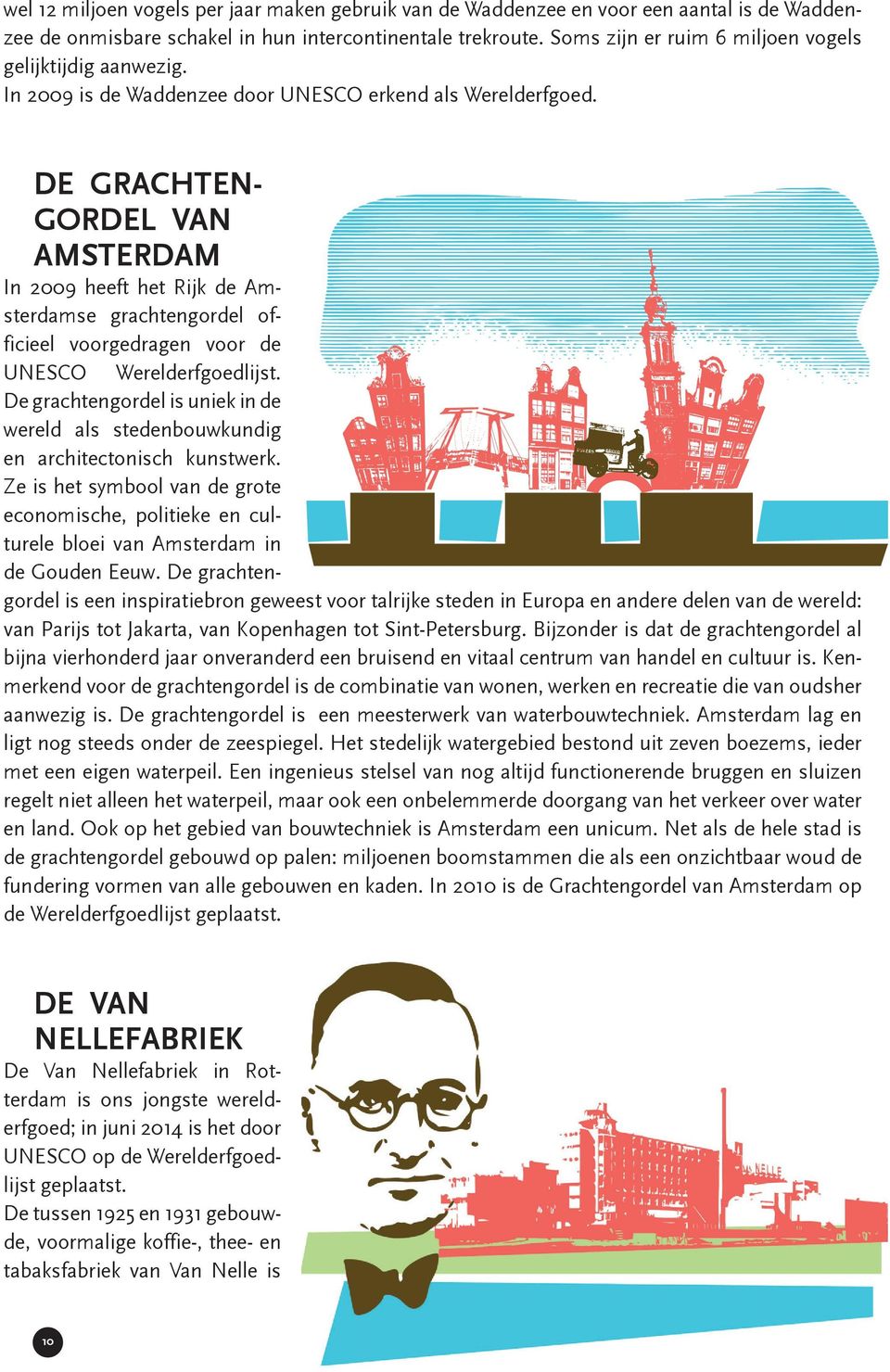 DE GRACHTEN GORDEL VAN AMSTERDAM In 2009 heeft het Rijk de Amsterdamse grachtengordel officieel voorgedragen voor de UNESCO Werelderfgoedlijst.