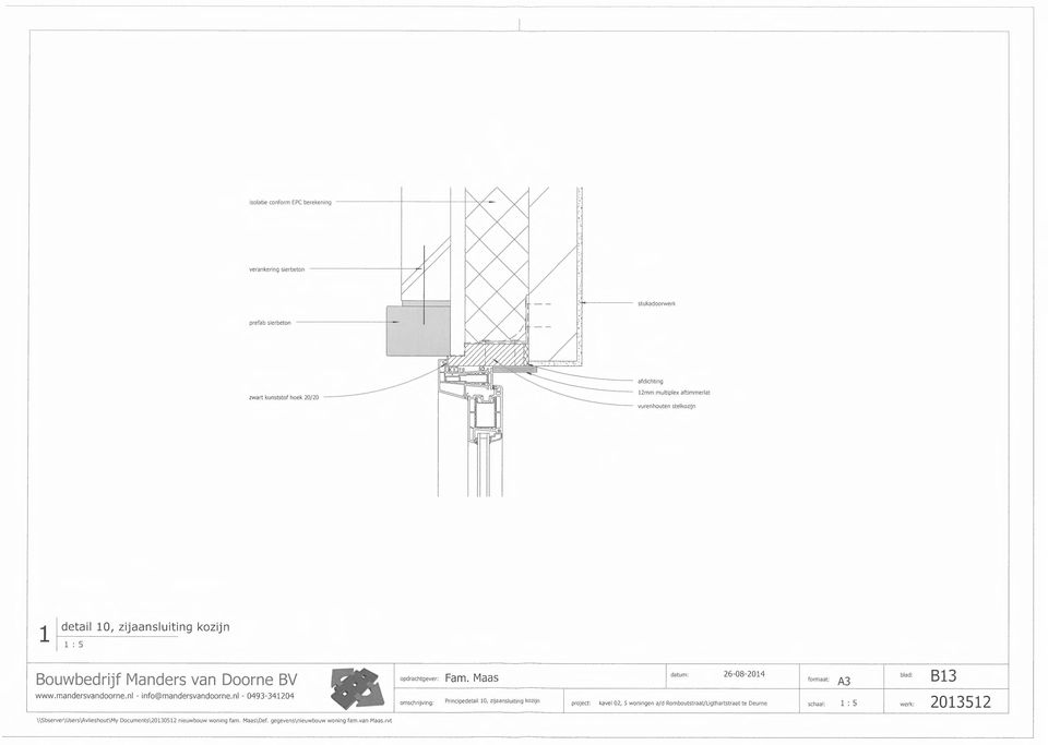 nieuwbouw woning fam. Maas\Def. gegevens\nieuwbouw woning fam.van Maas.