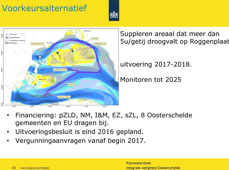 Monitoren tot 2025 Financiering: pzld, NM, I&M, EZ, szl, 8 Oosterschelde