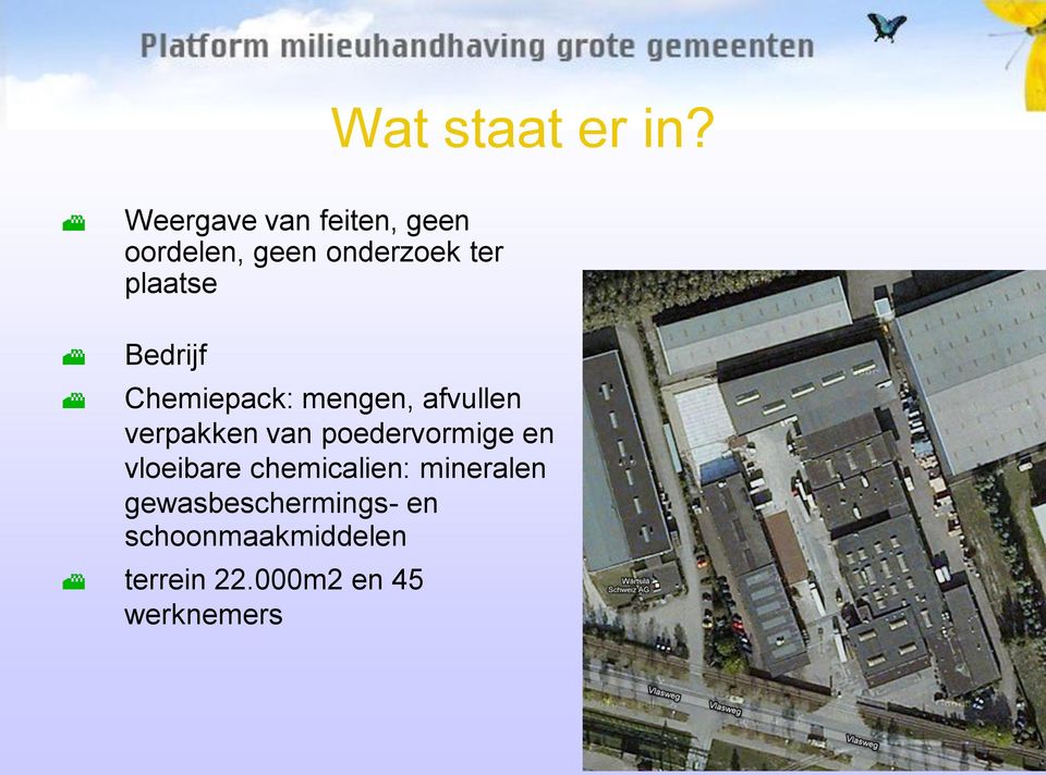 Bedrijf Chemiepack: mengen, afvullen verpakken van