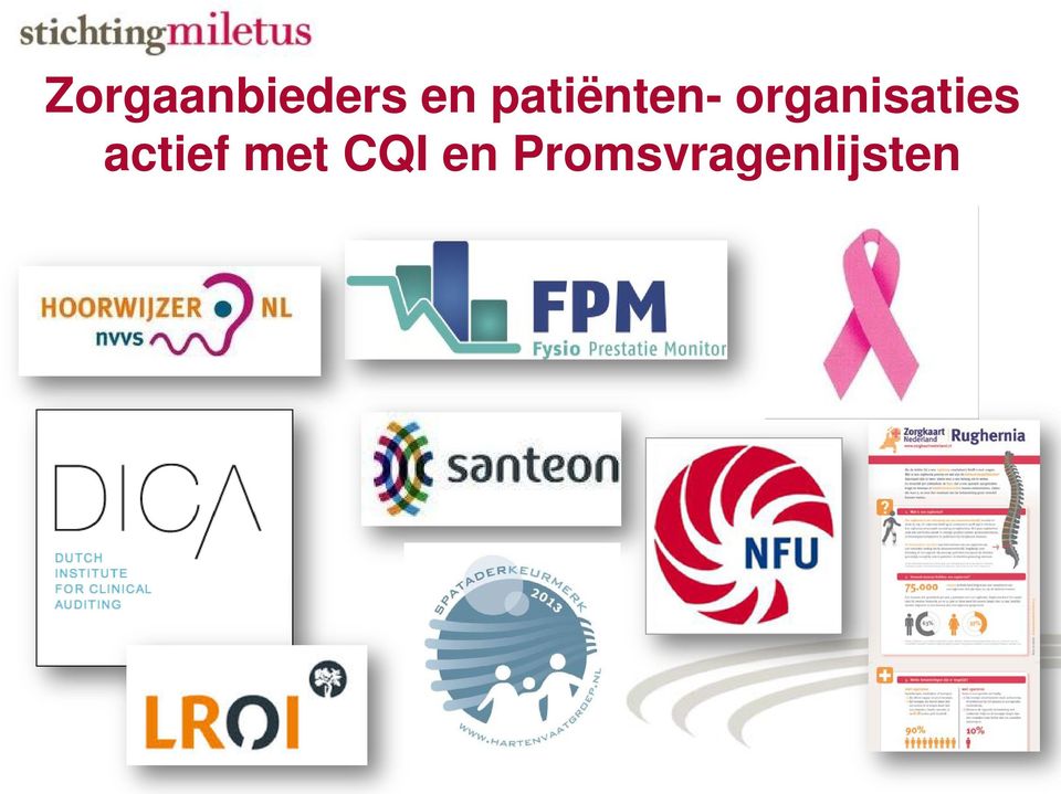 organisaties actief