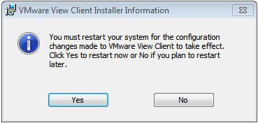 Vervolg stap 2: VMware View Client installeren (niet alle installatieschermen worden getoond) Scherm: bestand uitvoeren: Kies Uitvoeren. 3. Installatie openingsscherm: Kies Next. 3. 4.