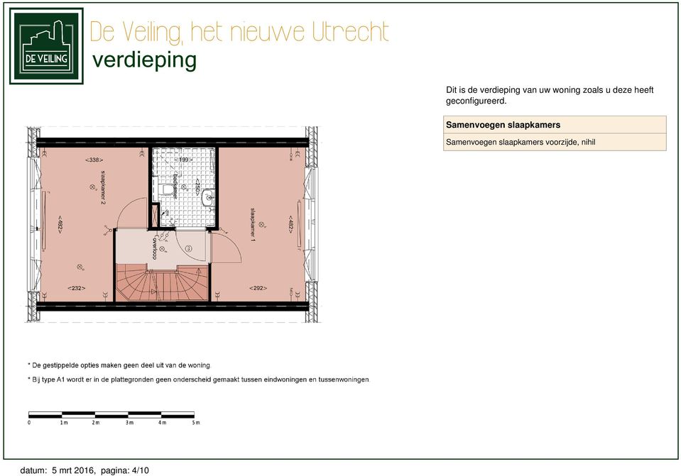 Samenvoegen slaapkamers Samenvoegen