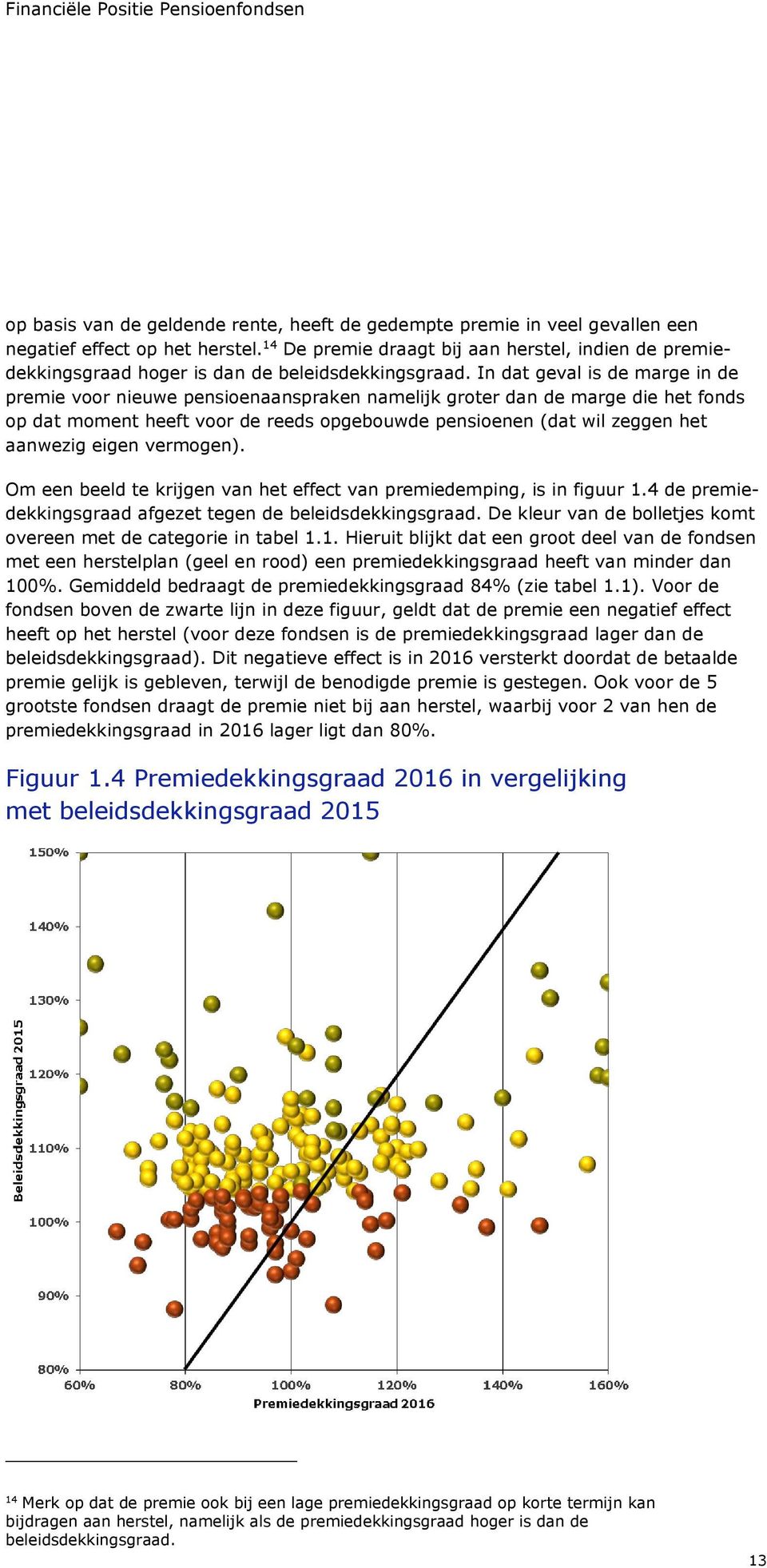 In dat geval is de marge in de premie voor nieuwe pensioenaanspraken namelijk groter dan de marge die het fonds op dat moment heeft voor de reeds opgebouwde pensioenen (dat wil zeggen het aanwezig