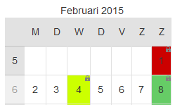 Tip!: maak een schermprint (Print Scrn-toets rechtsboven op toetsenbord) van alle dagschema s (pagina 13) en bewaar deze op je computer.