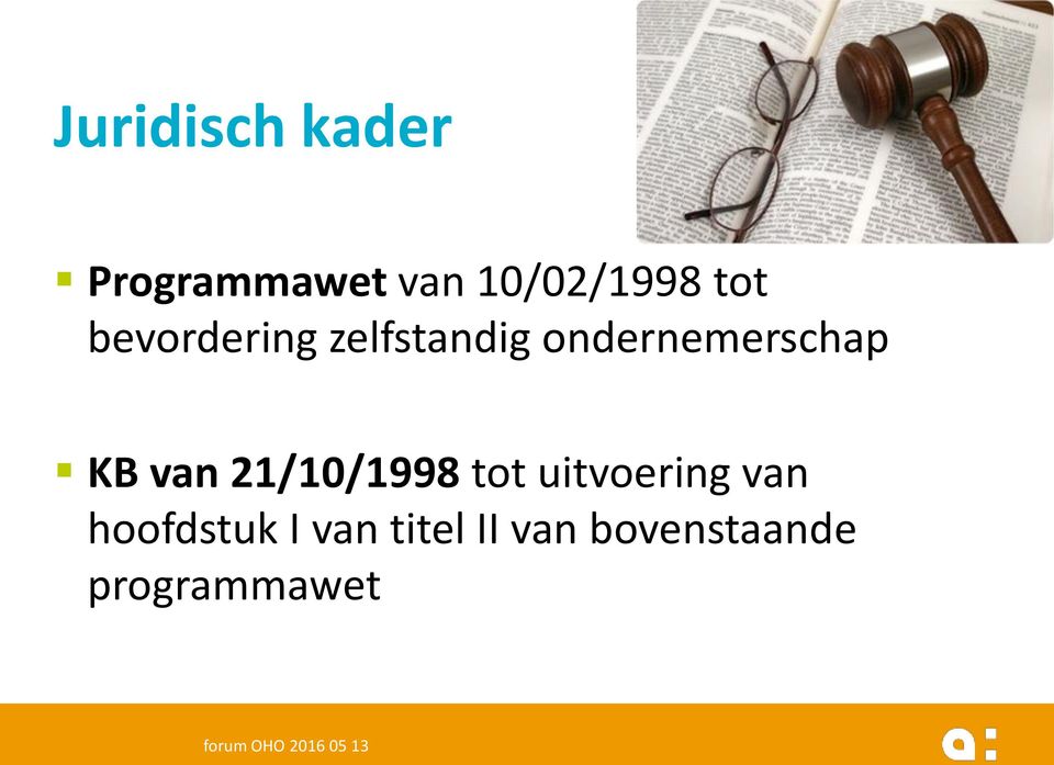 KB van 21/10/1998 tot uitvoering van