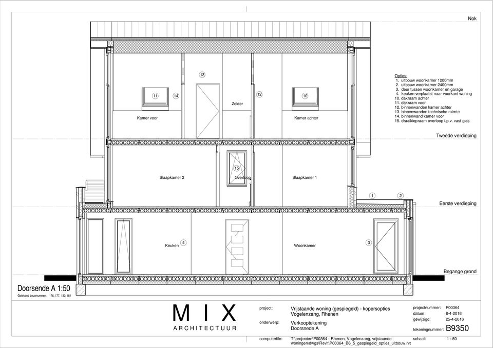 binnenwanden technische ruimte 14. binnenwand kamer vo