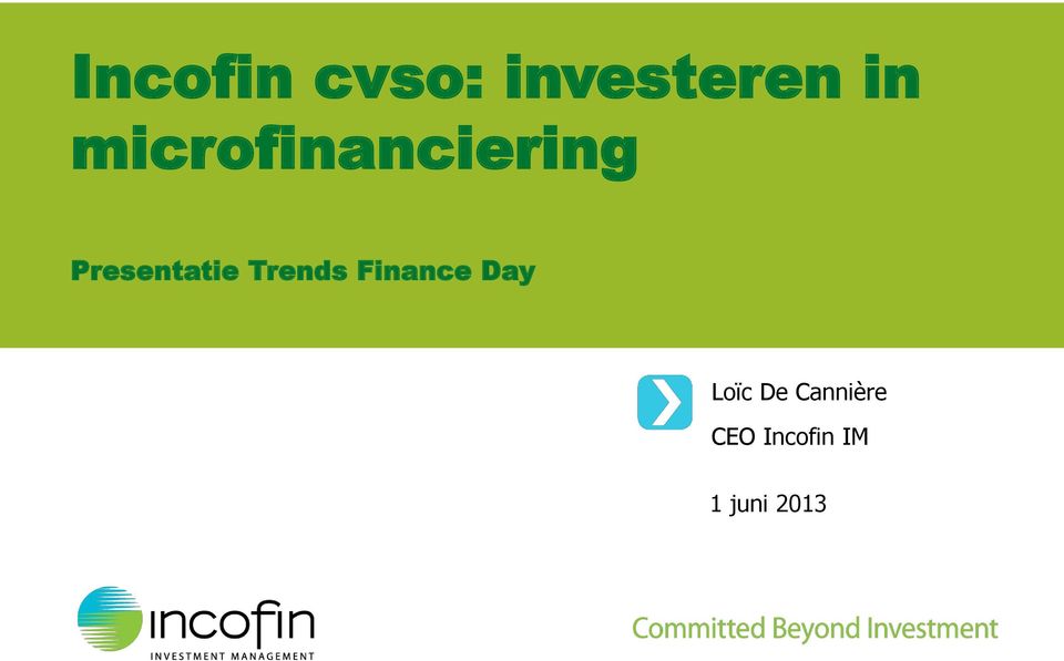 Trends Finance Day Loïc De