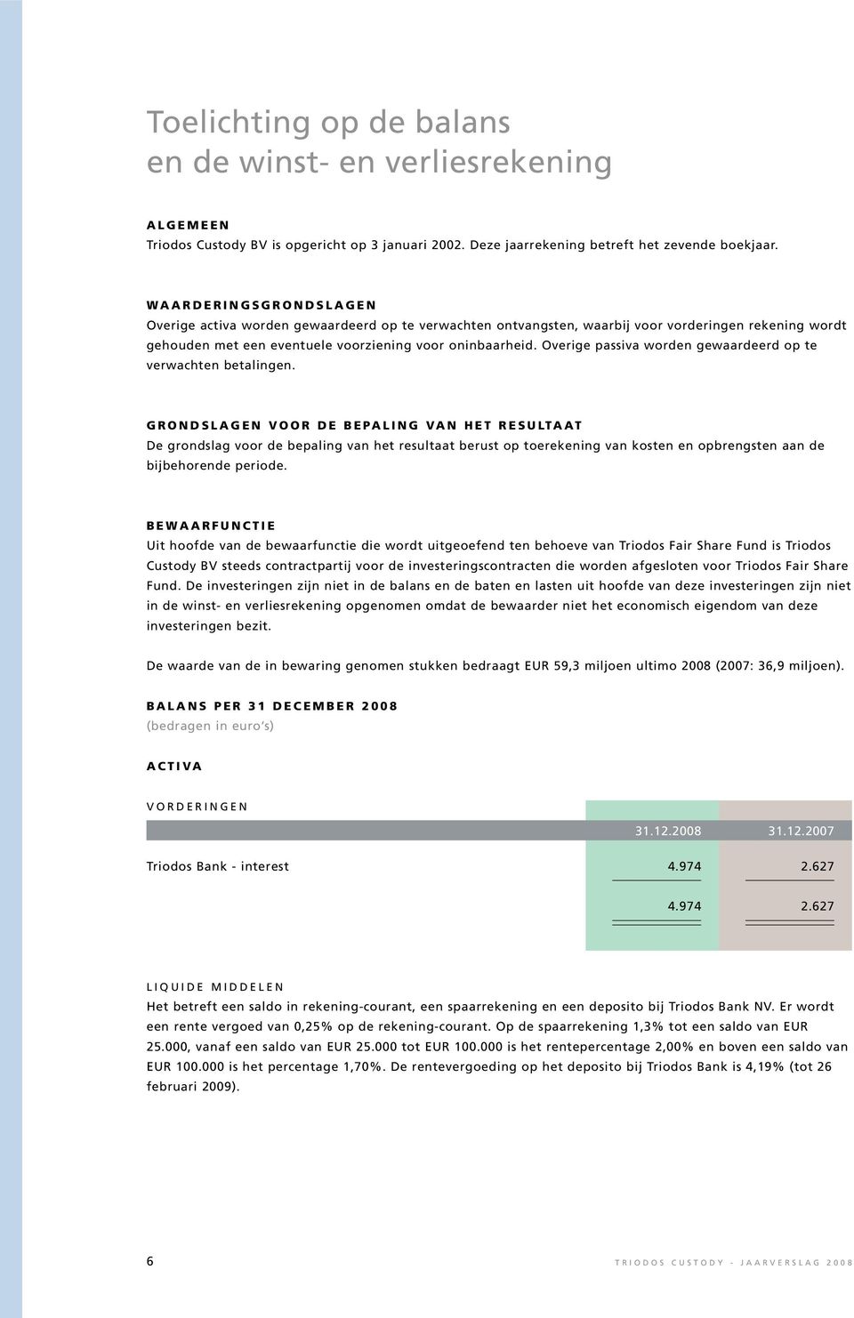 Overige passiva worden gewaardeerd op te verwachten betalingen.