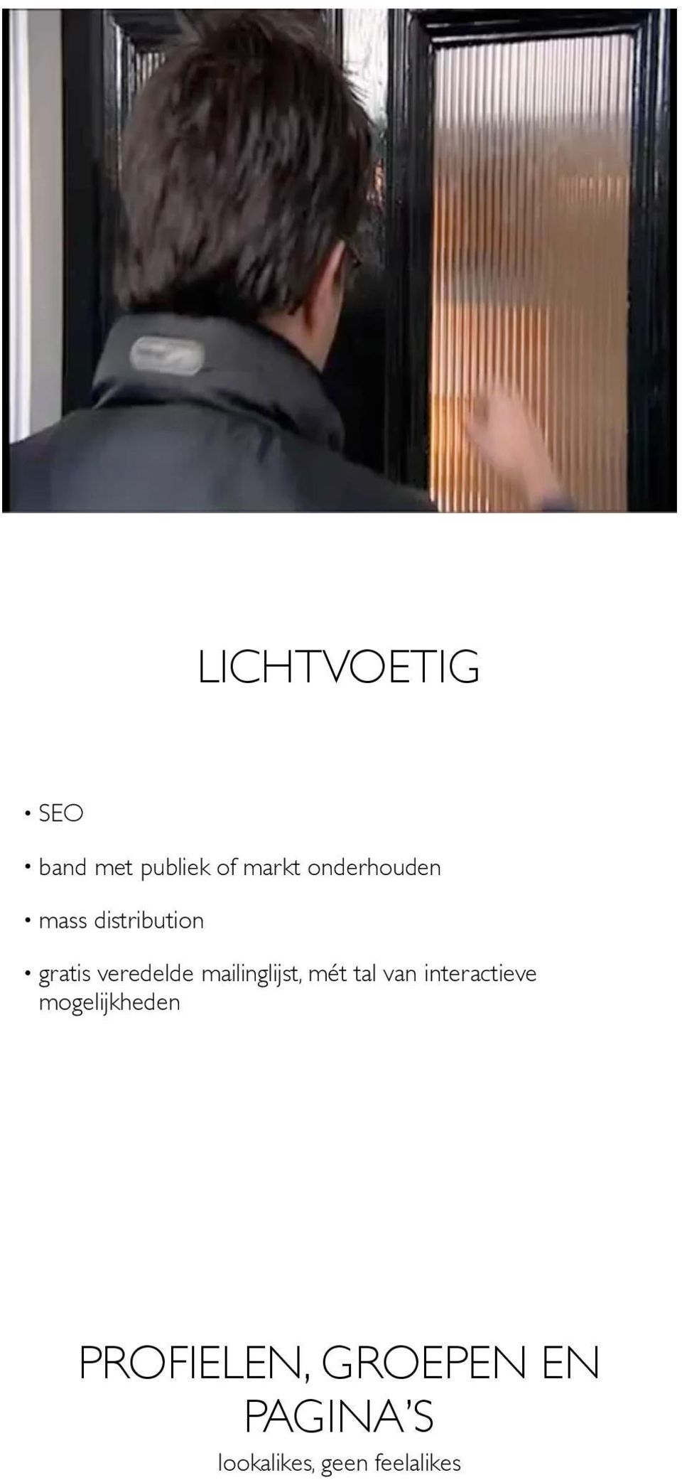 mailinglijst, mét tal van interactieve