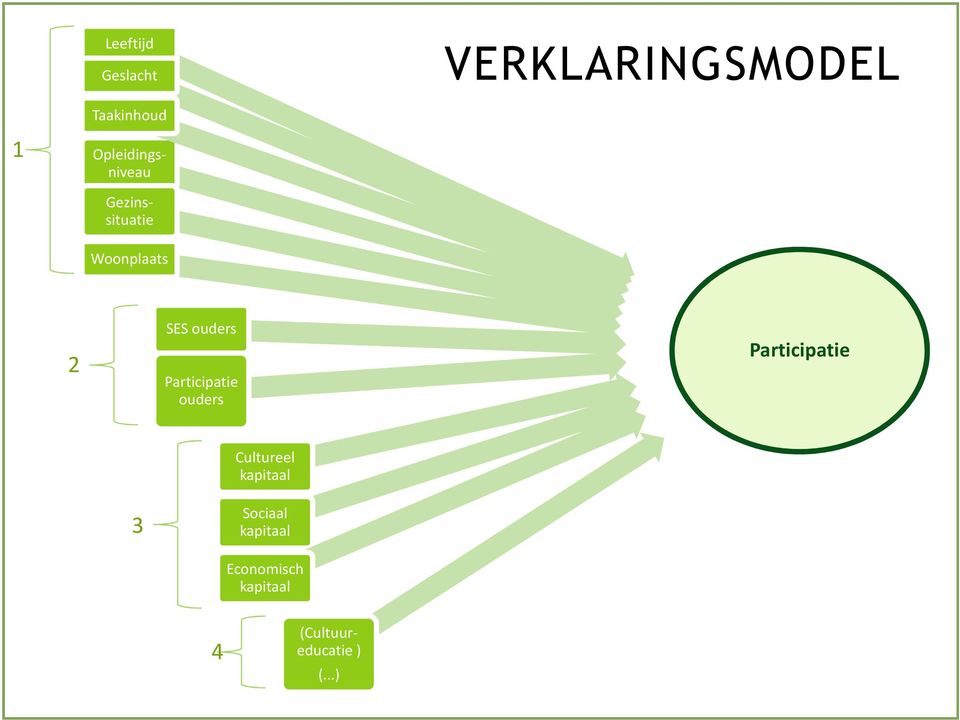 Participatie Cultureel kapitaal 3 Sociaal kapitaal