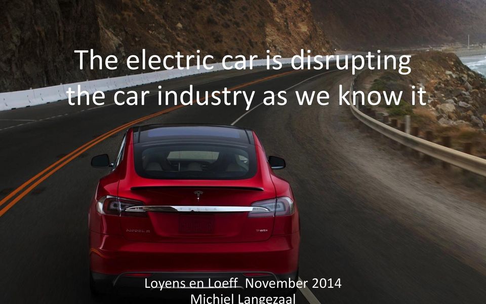 electric car is disrupting