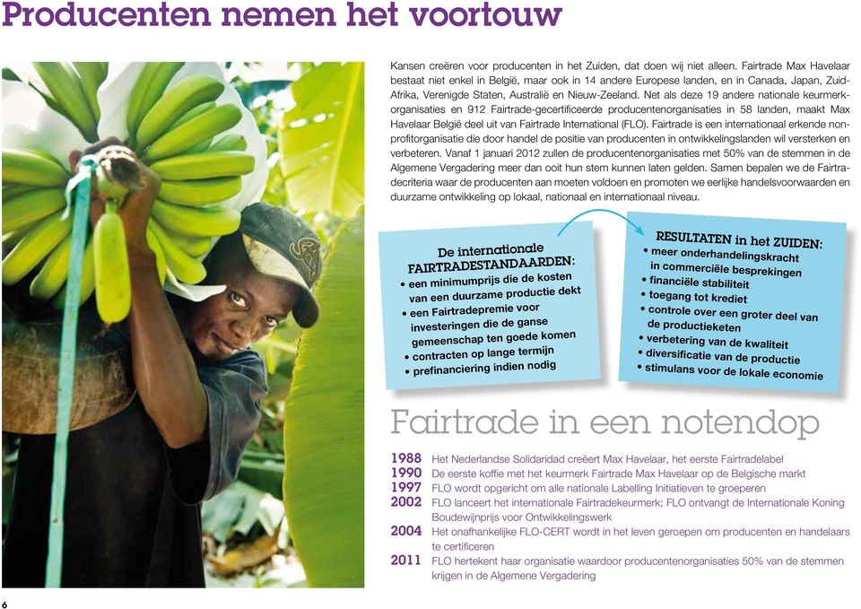 Net als deze 19 andere nationale keurmerkorganisaties en 912 Fairtrade-gecertificeerde producentenorganisaties in 58 landen, maakt Max Havelaar België deel uit van Fairtrade International (FLO).