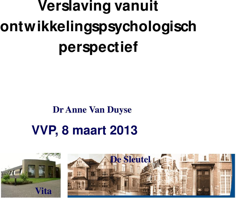 perspectief Dr Anne Van