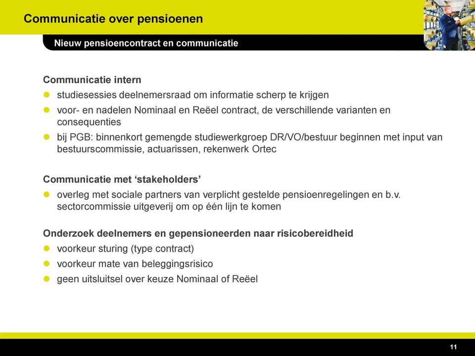 Ortec Communicatie met stakeholders ove