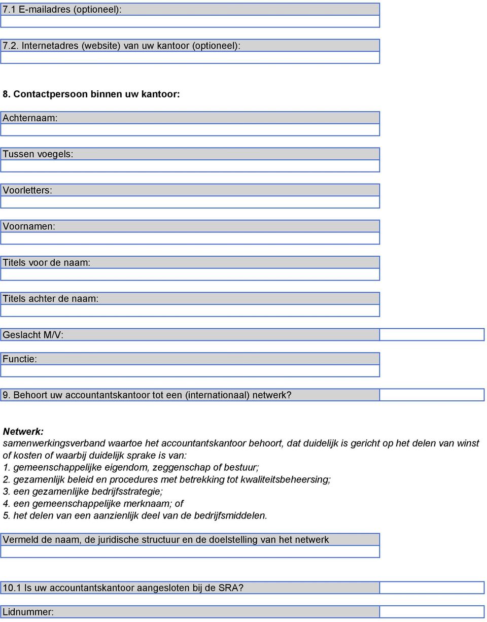 Behoort uw accountantskantoor tot een (internationaal) netwerk?