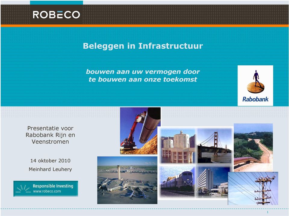 toekomst Presentatie voor Rabobank Rijn