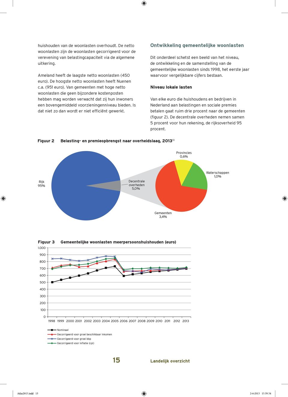 Van gemeenten met hoge netto woonlasten die geen bijzondere kostenposten hebben mag worden verwacht dat zij hun inwoners een bovengemiddeld voorzieningenniveau bieden.