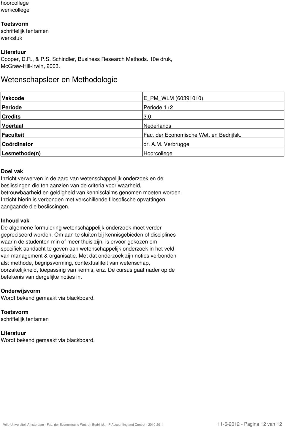 thodologie Vakcode E_PM_