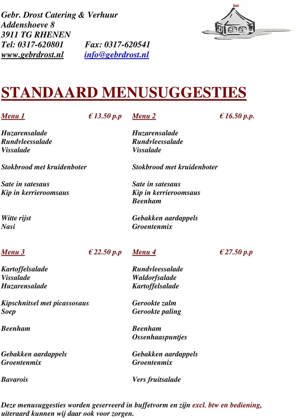 Beenham Groentenmix Menu 3 22.50 p.