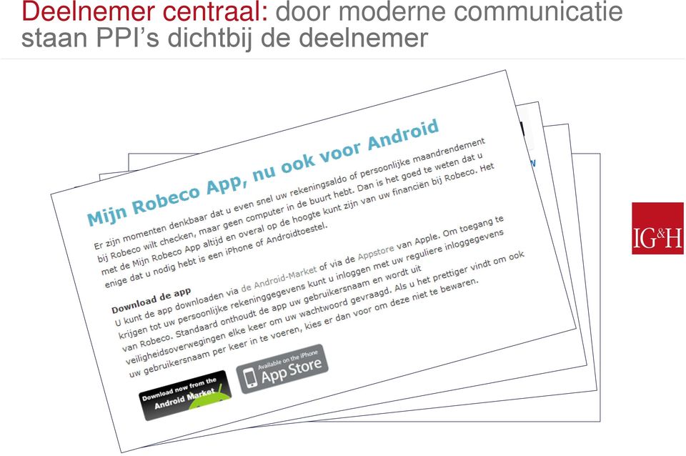 communicatie staan