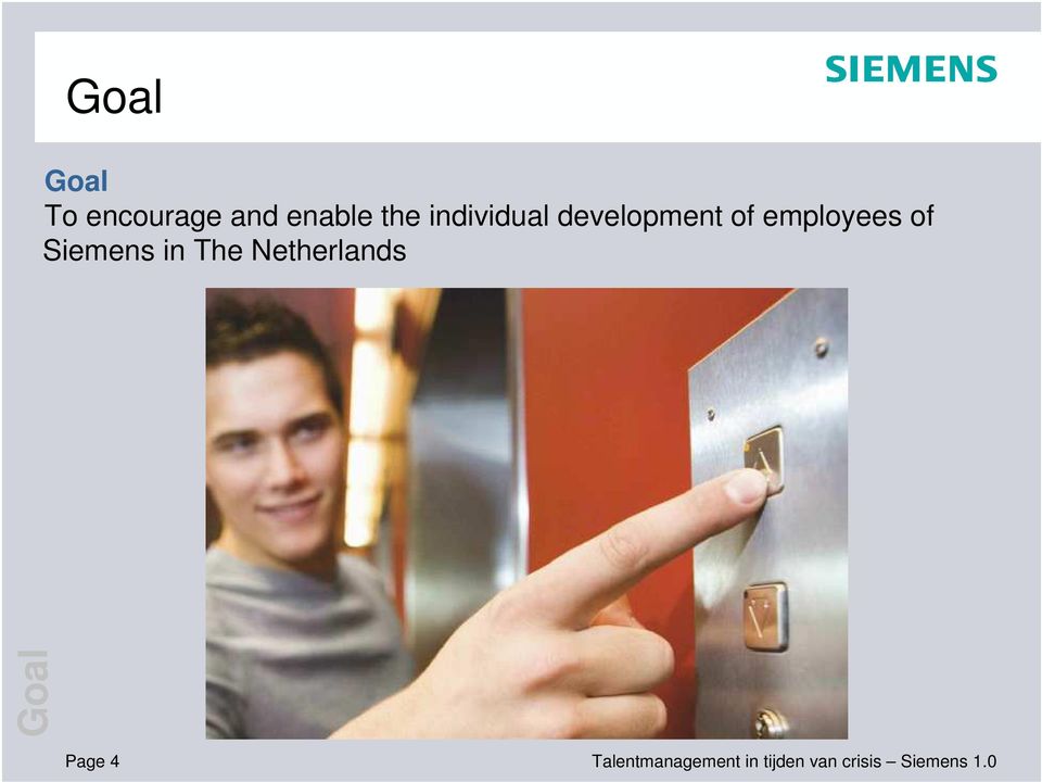 Siemens in The Netherlands Goal Page 4