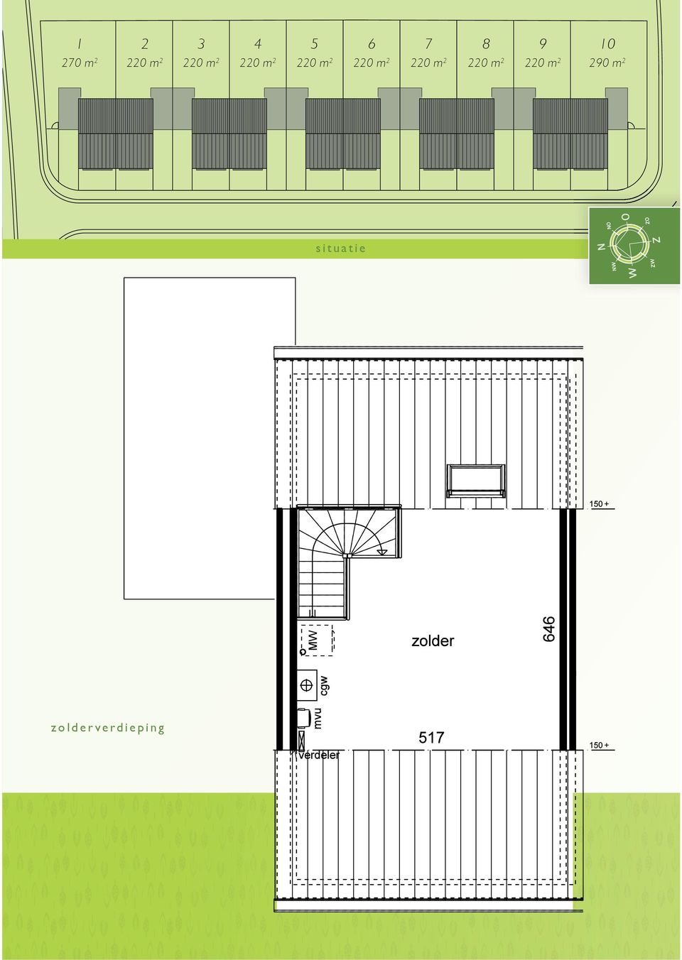 290 m 2 situatie