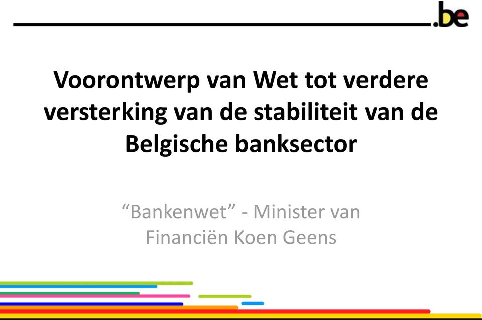 van de Belgische banksector