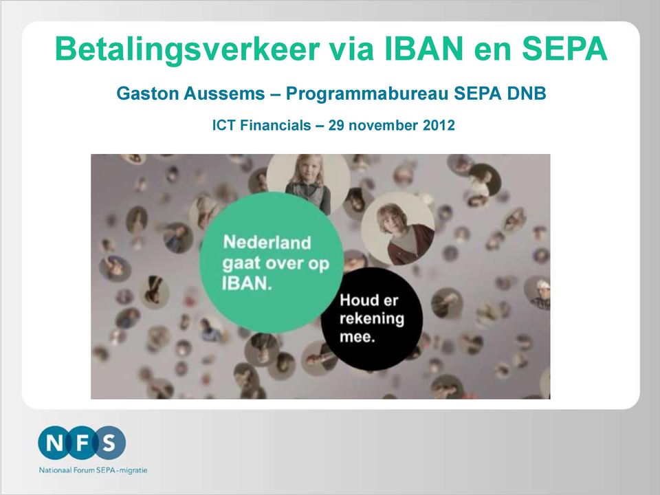 Programmabureau SEPA DNB