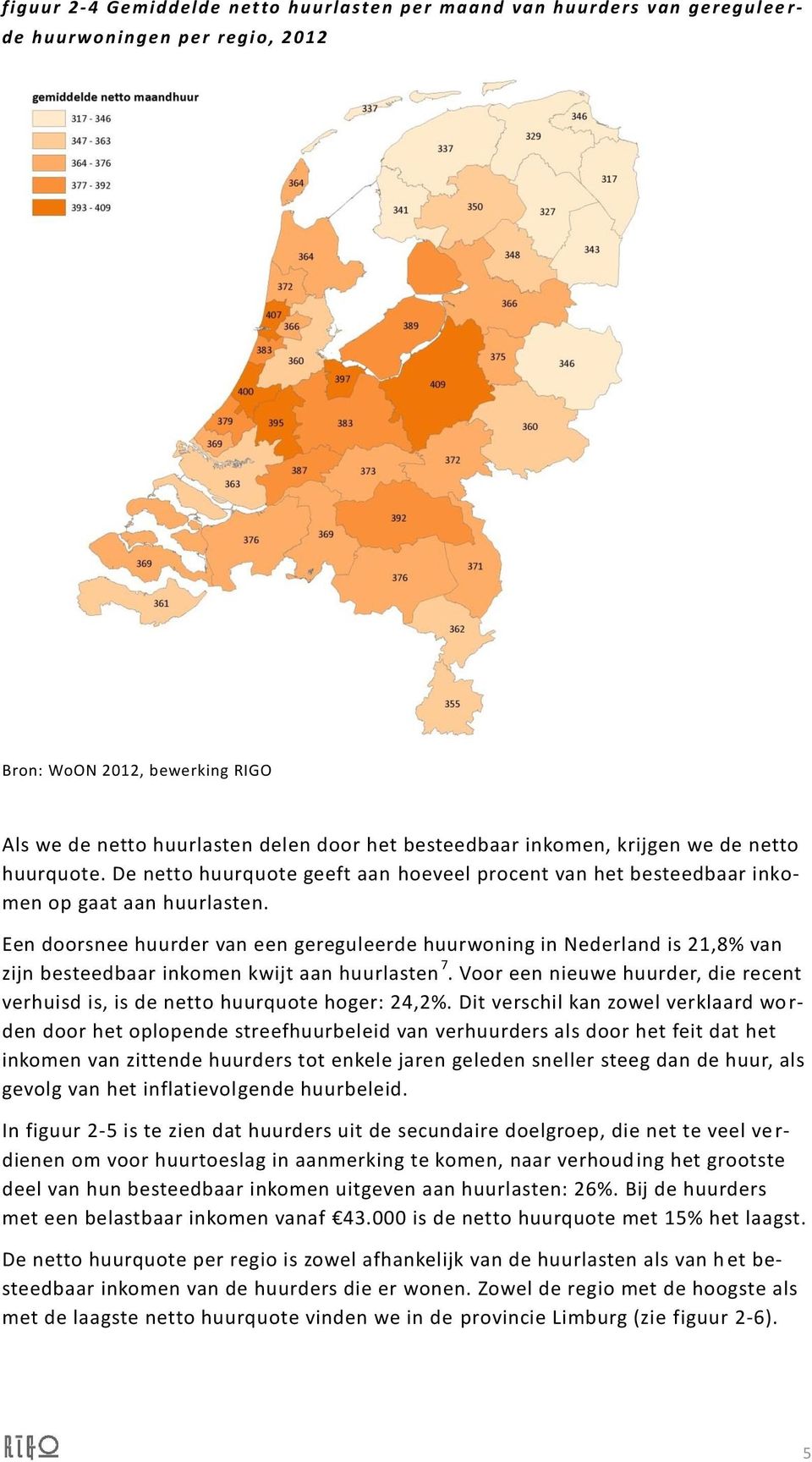 Een doorsnee huurder van een gereguleerde huurwoning in Nederland is 21,8% van zijn besteedbaar inkomen kwijt aan huurlasten 7.