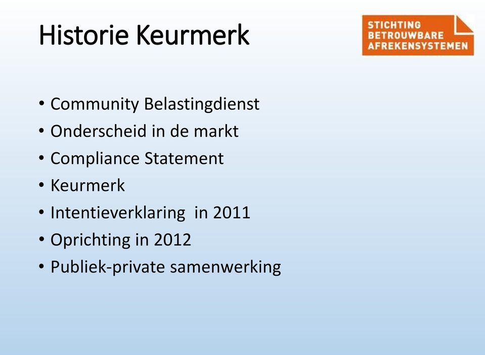 Compliance Statement Keurmerk