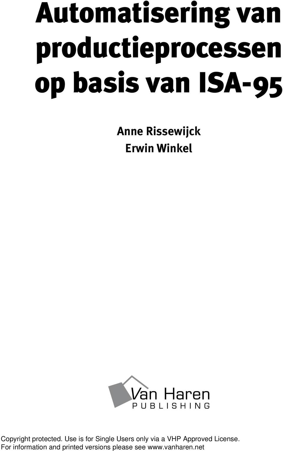 basis van ISA-95 Anne