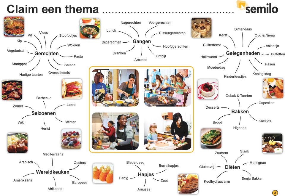 Bakken Seizoenen Winter Koekjes Brood High tea Herfst Zoutarm Mediterraans Arabisch Oosters Bladerdeeg Wereldkeuken Amerikaans Europees Afrikaans Koningsdag