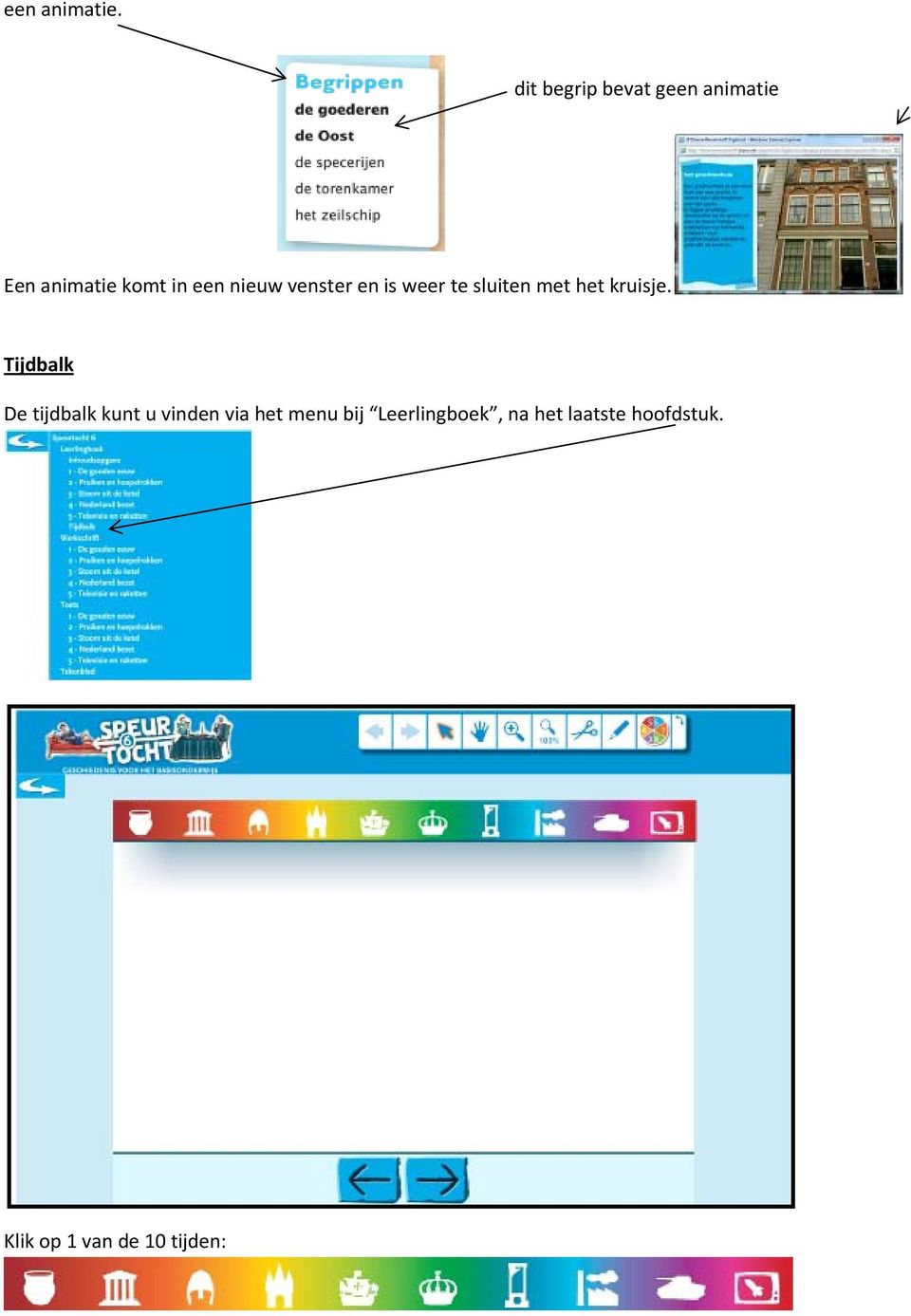 nieuw venster en is weer te sluiten met het kruisje.