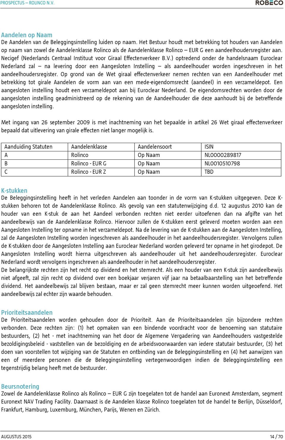 Necigef (Nederlands Centraal Instituut voor Giraal Effectenverkeer B.V.