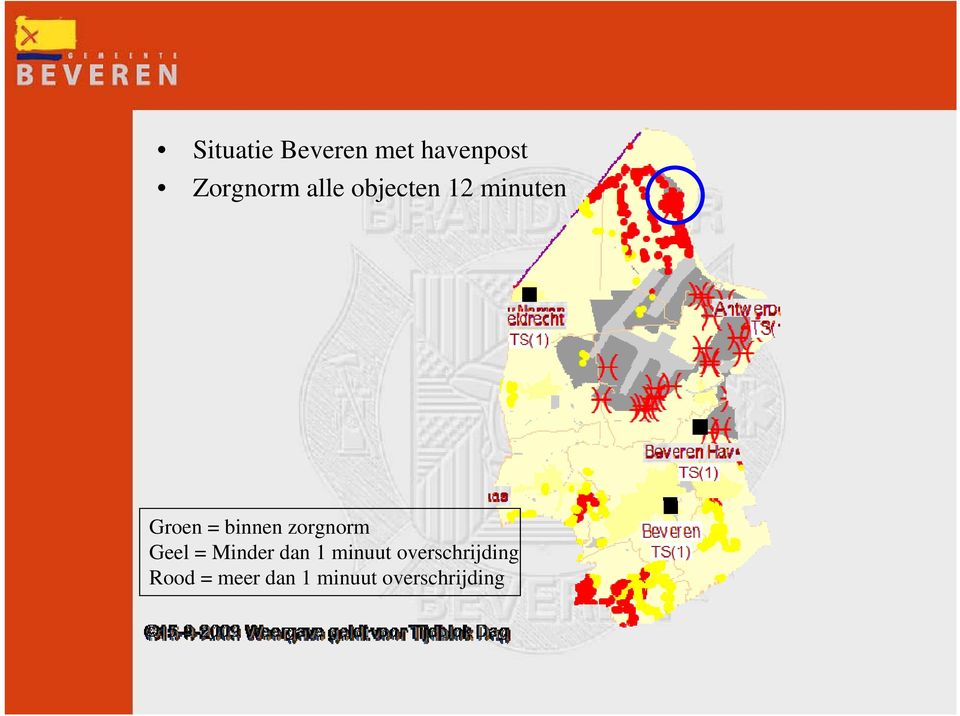 zorgnorm Geel = Minder dan 1 minuut