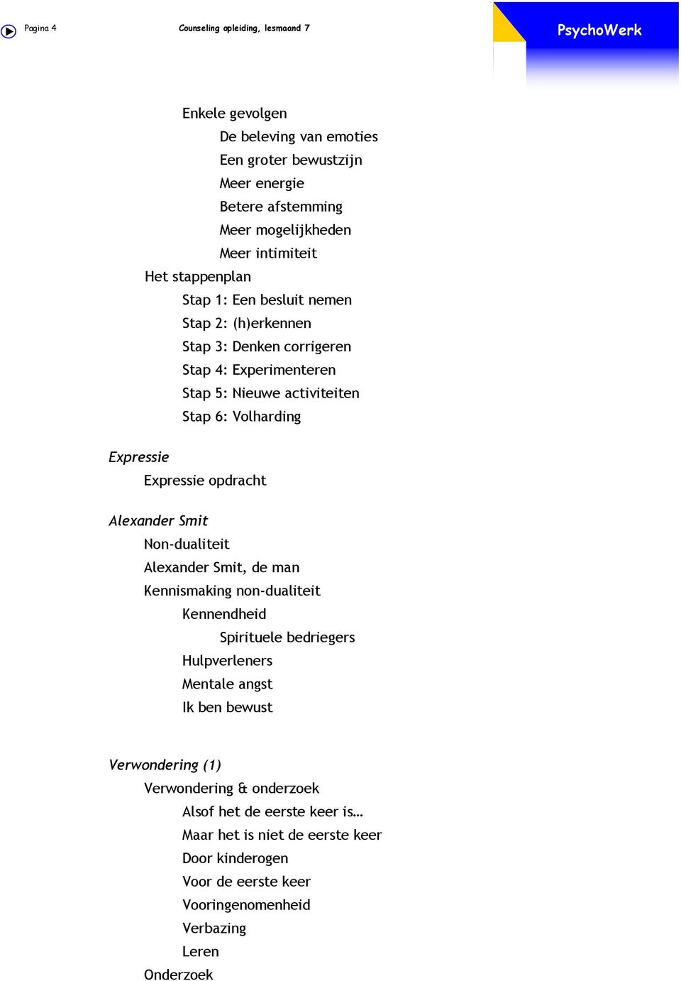 opdracht Alexander Smit Non-dualiteit Alexander Smit, de man Kennismaking non-dualiteit Kennendheid Spirituele bedriegers Hulpverleners Mentale angst Ik ben bewust