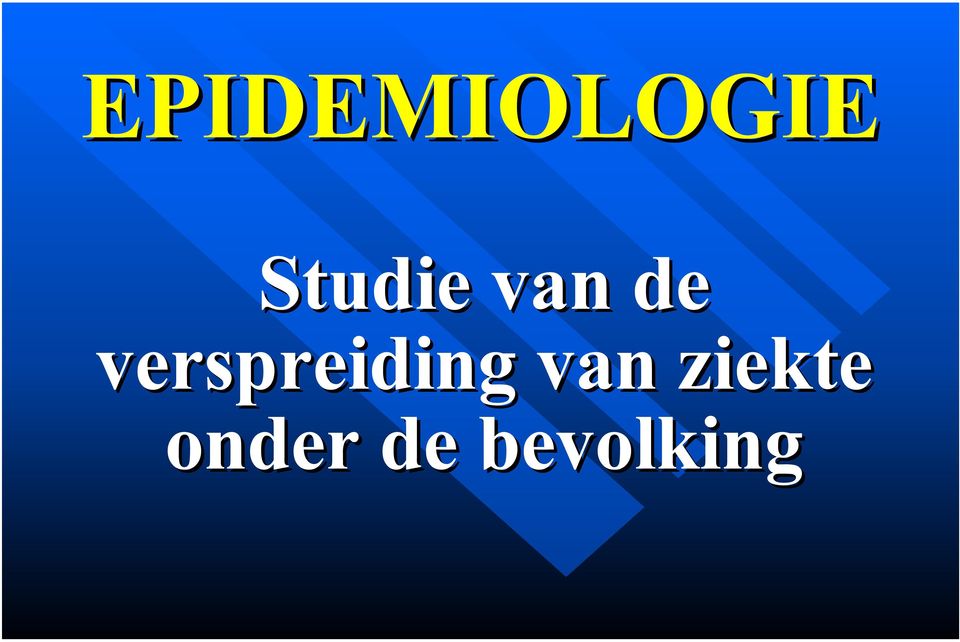 verspreiding van