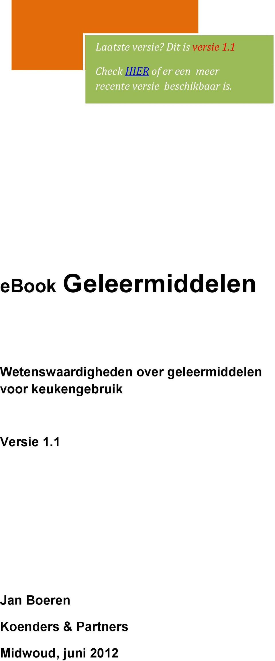 ebook Geleermiddelen Wetenswaardigheden over